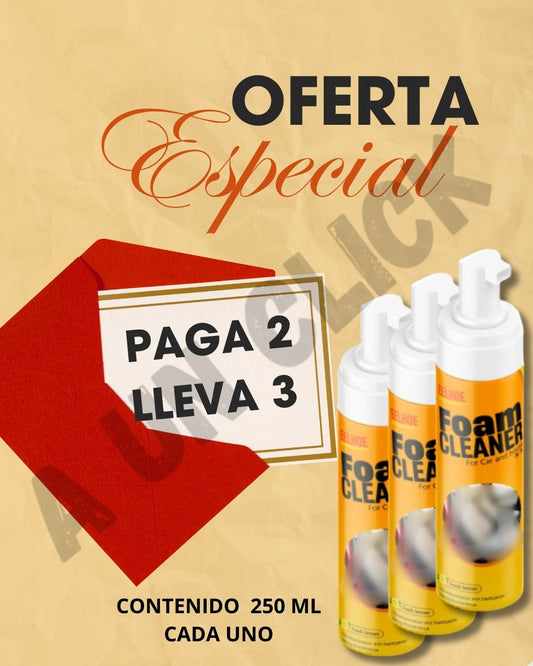 3 Espuma Limpiadora FOAM CLEANER™