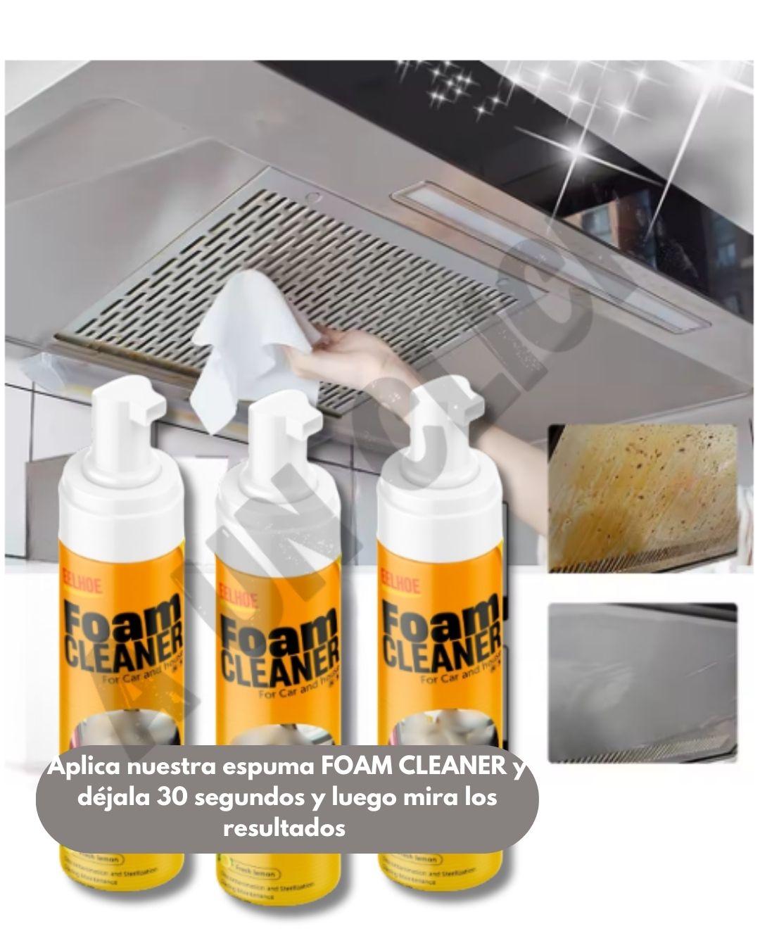 3 Espuma Limpiadora FOAM CLEANER™