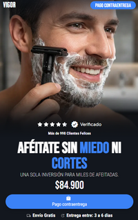 Maquina De Afeitar Gama Alta De Acero
