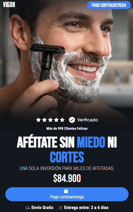 Maquina De Afeitar Gama Alta De Acero