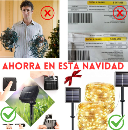 MANGUERA CON PANEL SOLAR  20 metros
