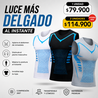Camiseta de Compresión Moldeadora para Hombre — Vientre Plano al Instante