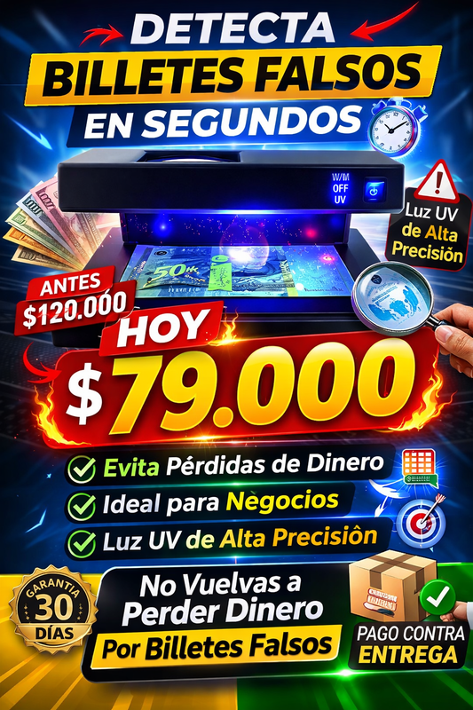 Detector De Billetes Falsos