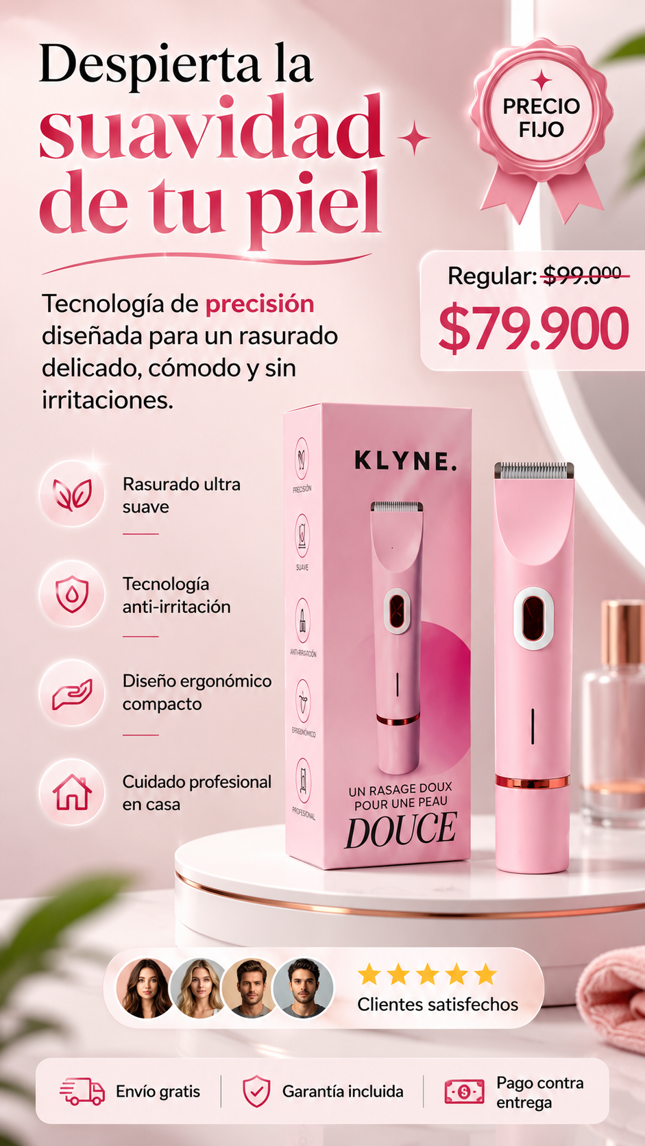 Maquinilla de afeitar 2 en 1 KLYNE®