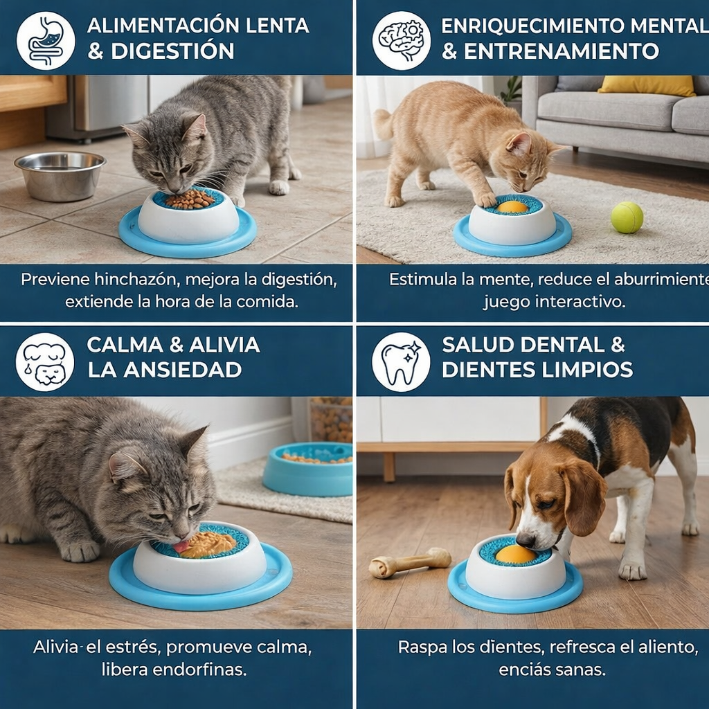 comedor Antiestrés para Mascotas