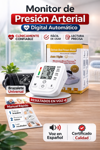 Tensiómetro Digital de Brazo  – Controla tu Presión Fácil y Desde Casa