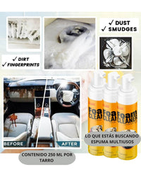 3 Espuma Limpiadora FOAM CLEANER™