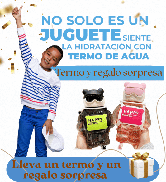 Termo De Agua oso Kawaii mas regalo sorpresa