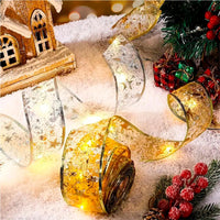 Cinta Led Navidad de 5 Metros  HERMOSO EN COLOR CALIDO