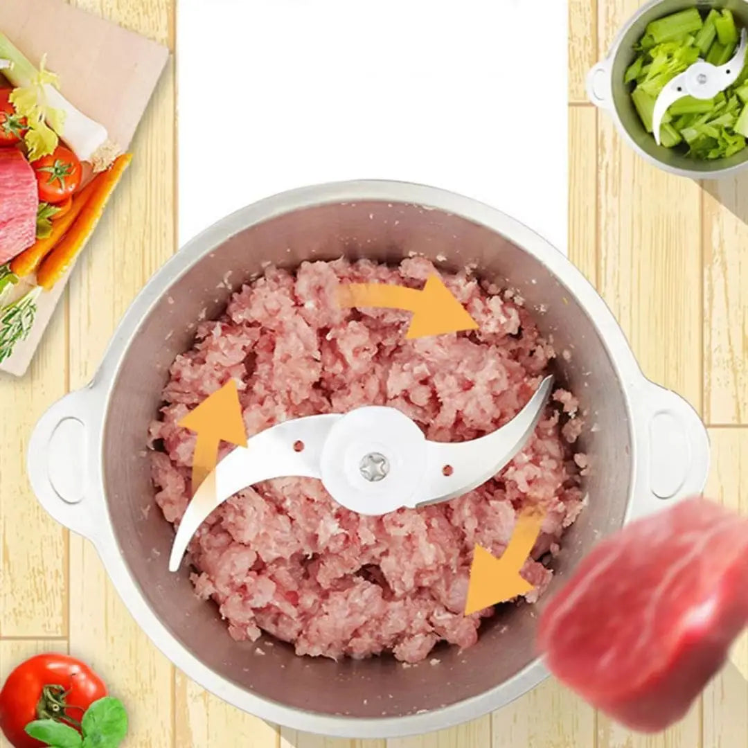 Picadora Eléctrica Carnes, Verduras y Granos